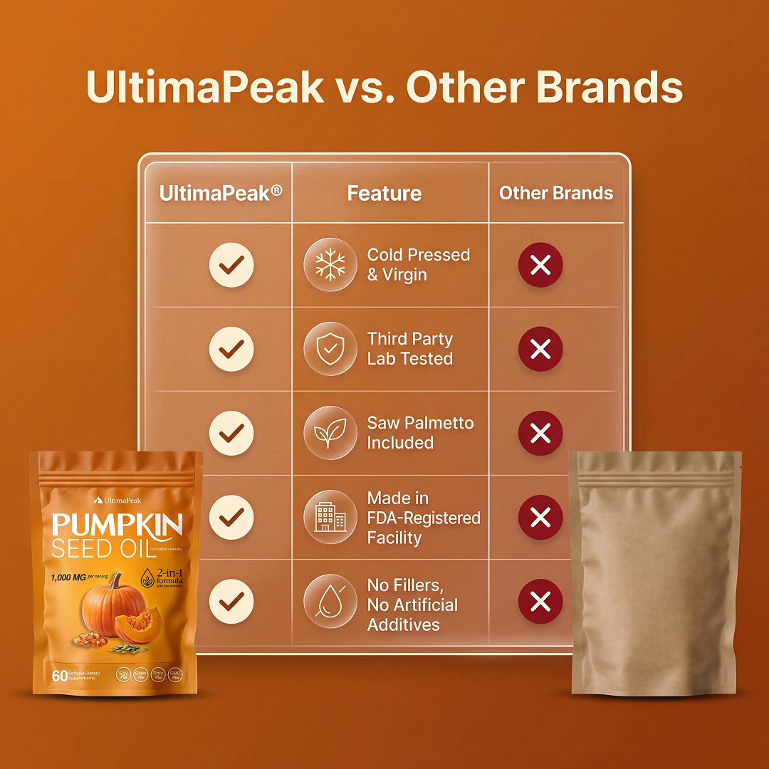 UltimaPeak Pumpkin Seed Oil Softgels